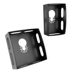 new Upgrade Square Slot Cutter,Stainless Steel Drywall Outlet Cutter Compatible with Dewalt & Milwaukee Oscillating Multi-Tools, One Step Electrical B