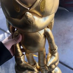 Gold Sonic Plush 