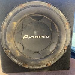 12 inch Sony subwoofer