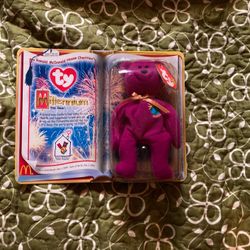 Beanie baby millennium bear