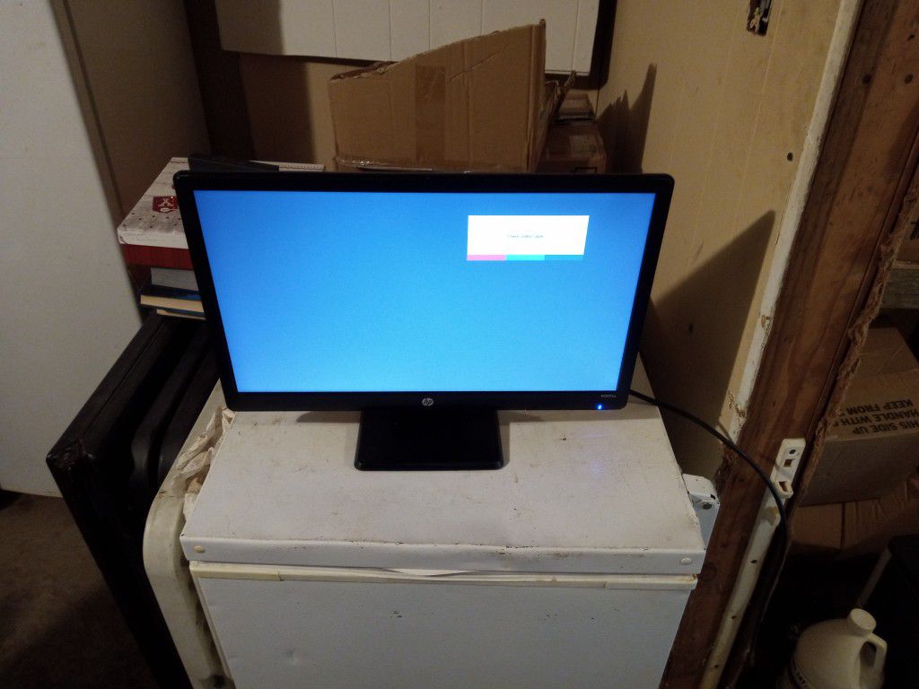 20in HP Monitor..Used Pin To Hdmi