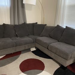 Grey Sectional 2 Pc