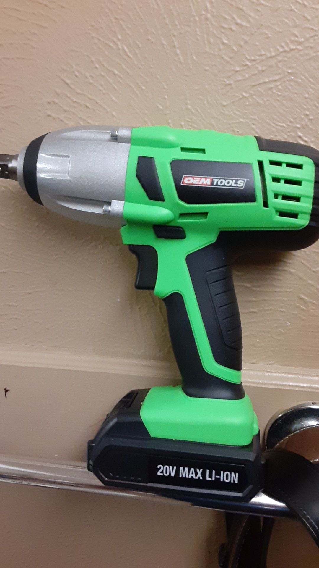 Brand new OEM 1/2" 20v impact wrench with battery and charger