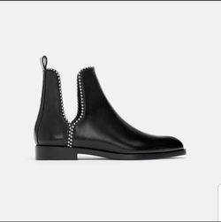 Zara Open Side Flat Boots