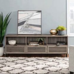 Large 70” TV Stand or Transitional Storage Sideboard 