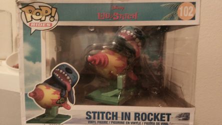 Stitch in rocket Funko Pop
