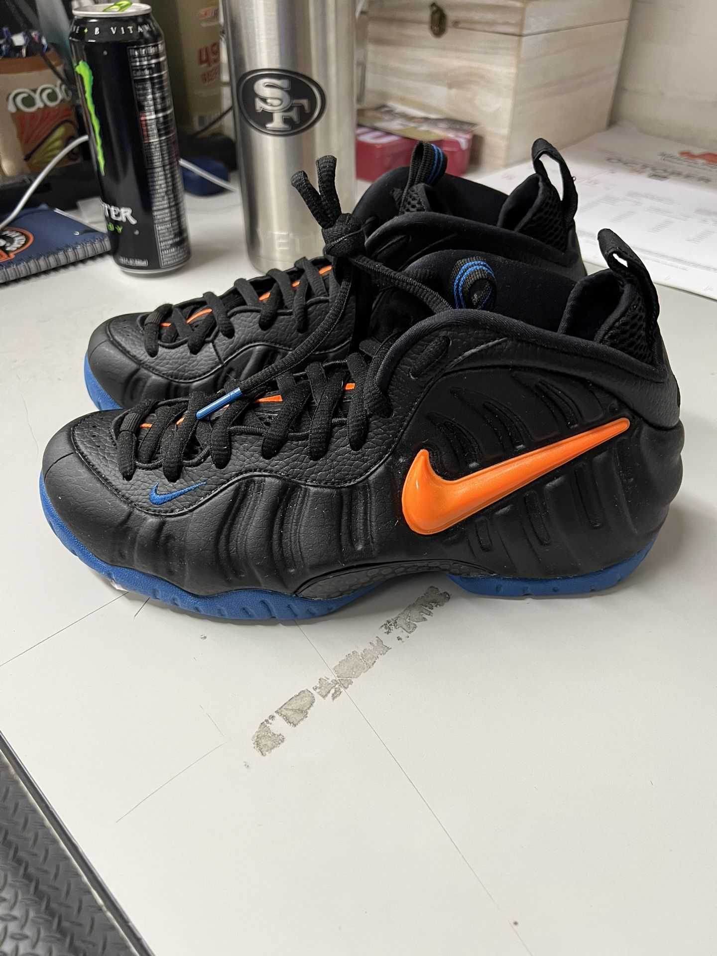 Nike Foamposite Pro Knicks Size 8.5