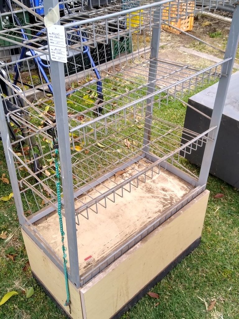 Metal Rack With Drawer