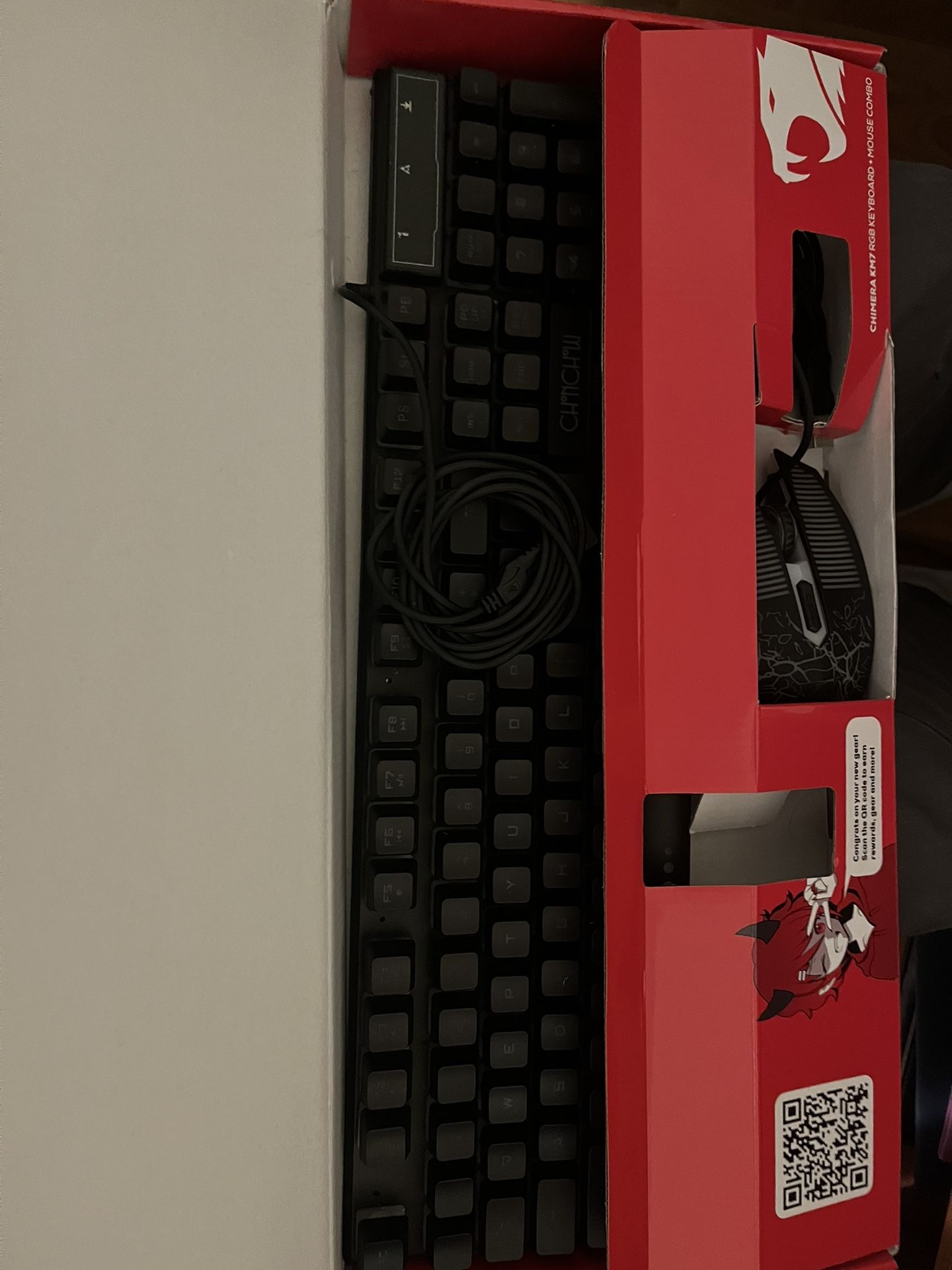 Keyboard and mouse
