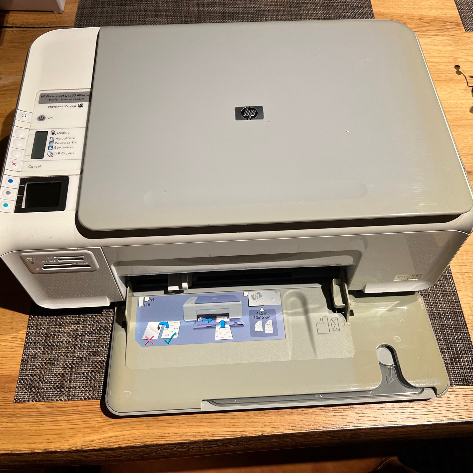 HP Photosmart C4250 All-In-One Inkjet Printer Scanner Copier