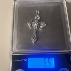 Platinum Cross Pendant 