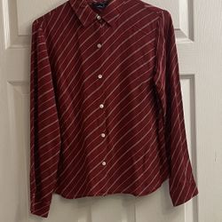 Ann Taylor Long Sleeves Dressy Top Size 6