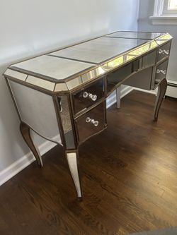 Horchow Mirrored Vanity Desk