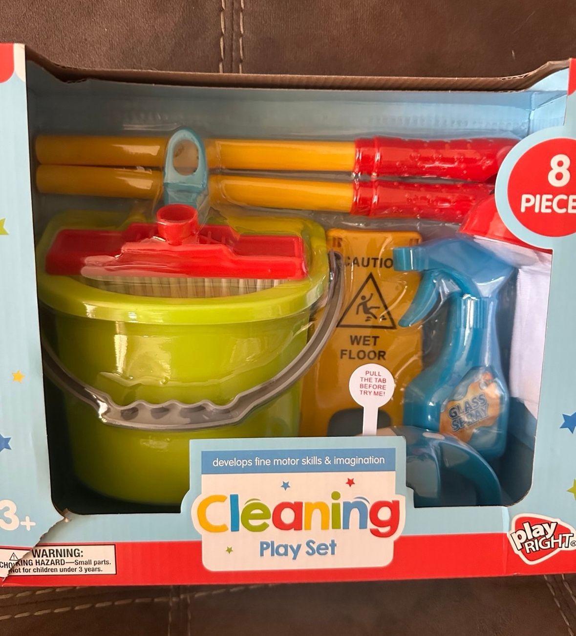 New kids cleaning play set