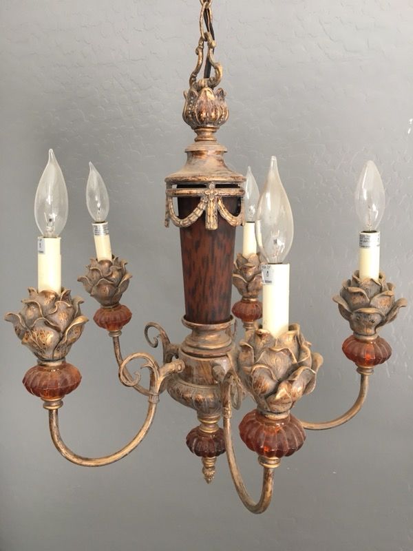 Vintage / Rustic Rose Chandelier