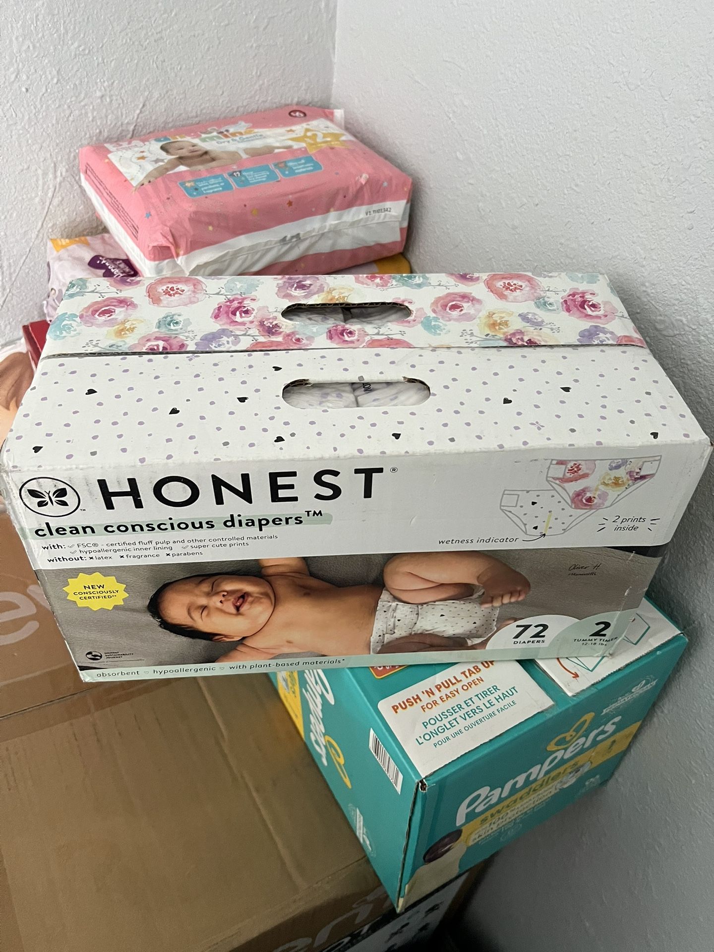  Honest Clean Conscious Diapers Size 2  