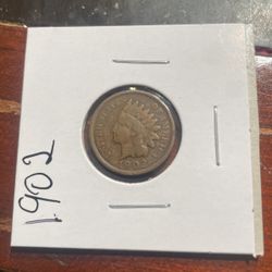 US Coin 1902 Indian Head