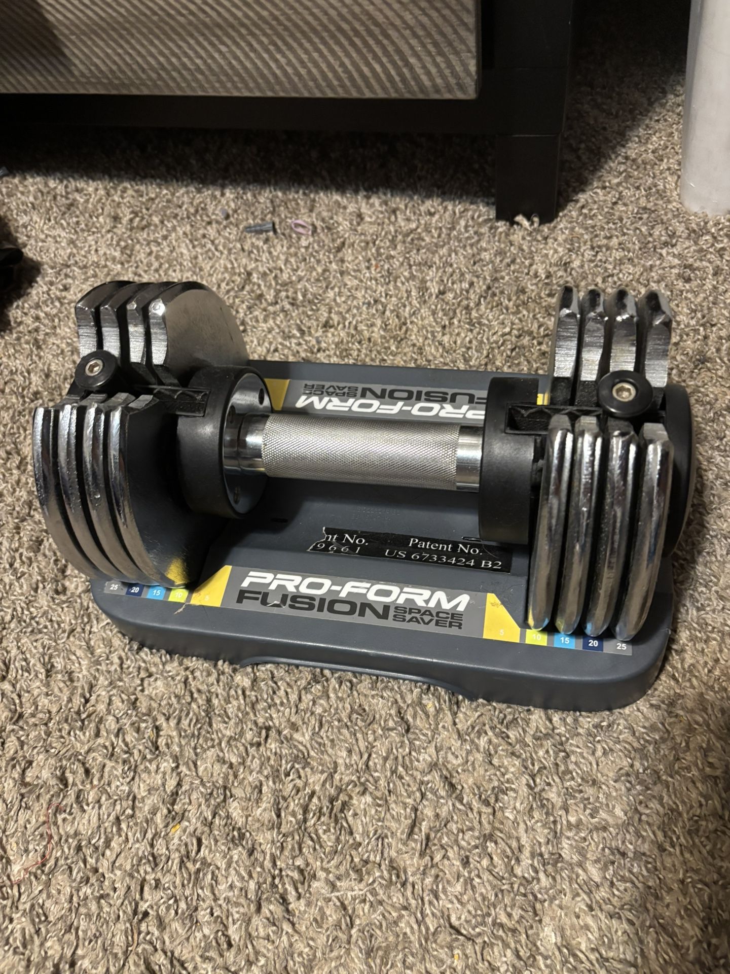 25lbs Dumbbell Adjustable 