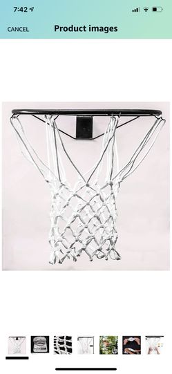 Gains Basketball net, Suitable for Every Weather, Both Indoor and Outdoor, Heavy Duty Basketball net, Basketball net for 12 Basketball Hoops, Basketb