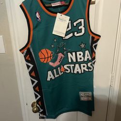 Michael Jordan all star Mitchell and ness size m