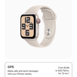 Apple Watch SE (GPS + Cellular) 40mm (2nd Gen)