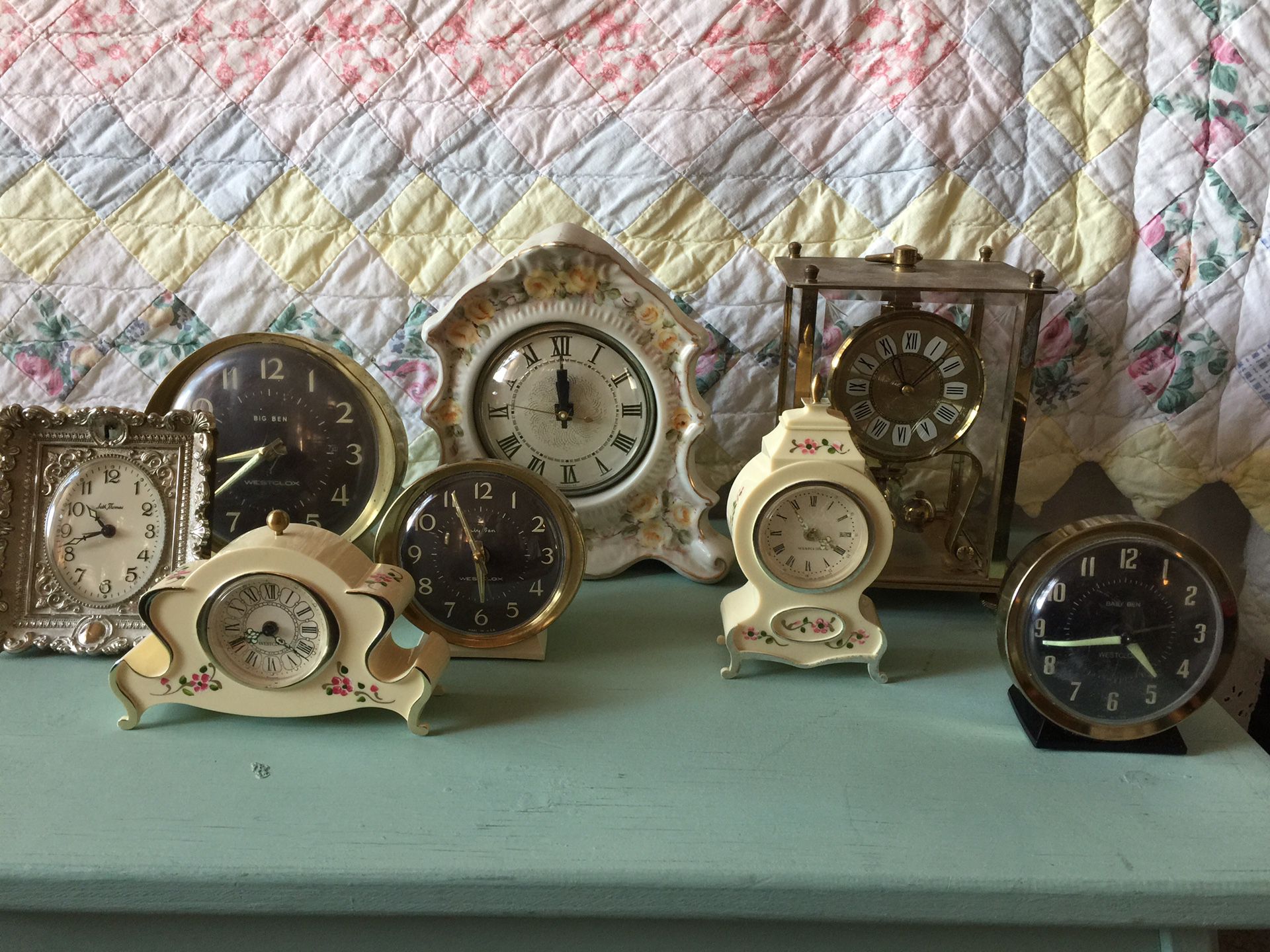Vintage clock collection