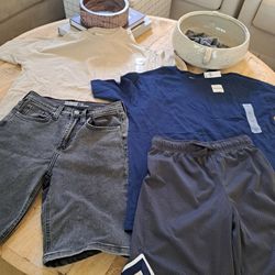 boys shorts And Shirts size Shirts 14-16 And Shorts Size 12