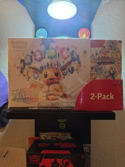 POKÉMON PRISMATIC EVOLUTIONS  ETB AND BOOSTER BUNDLE 2 PACK