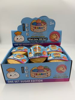 Squishy Bun Rainbow Mystery Fidget Toy Box