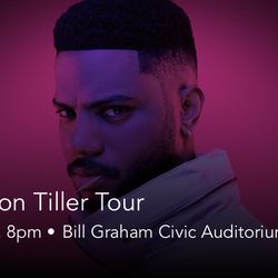 The Bryson Tiller Tour (San Francisco, CA) - 2 Tickets 