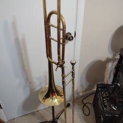 Barrington Bb/F large bore Tenor Trombone with F attachment and case