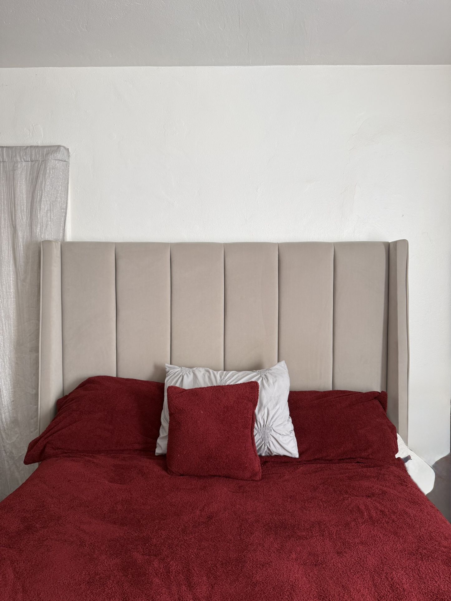 Queen Size Bed Frame Grey