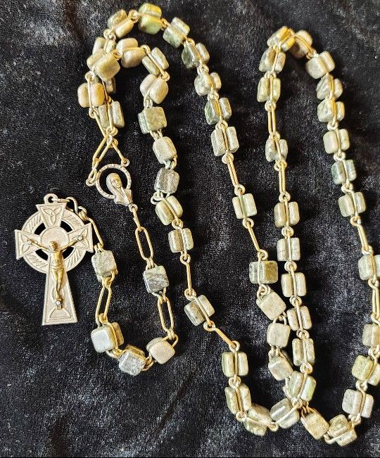 Vintage Jade Rosary