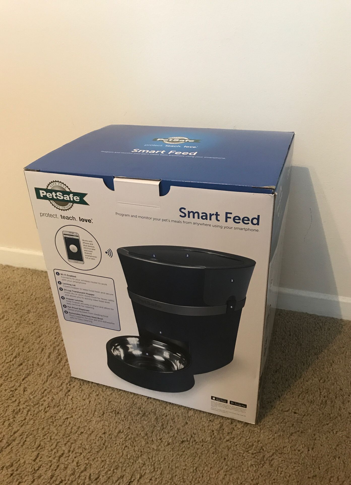 PETSAFE SMART PET FEEDER FOR CATS AND DOGS WIFI CONTROL MOBILE APP