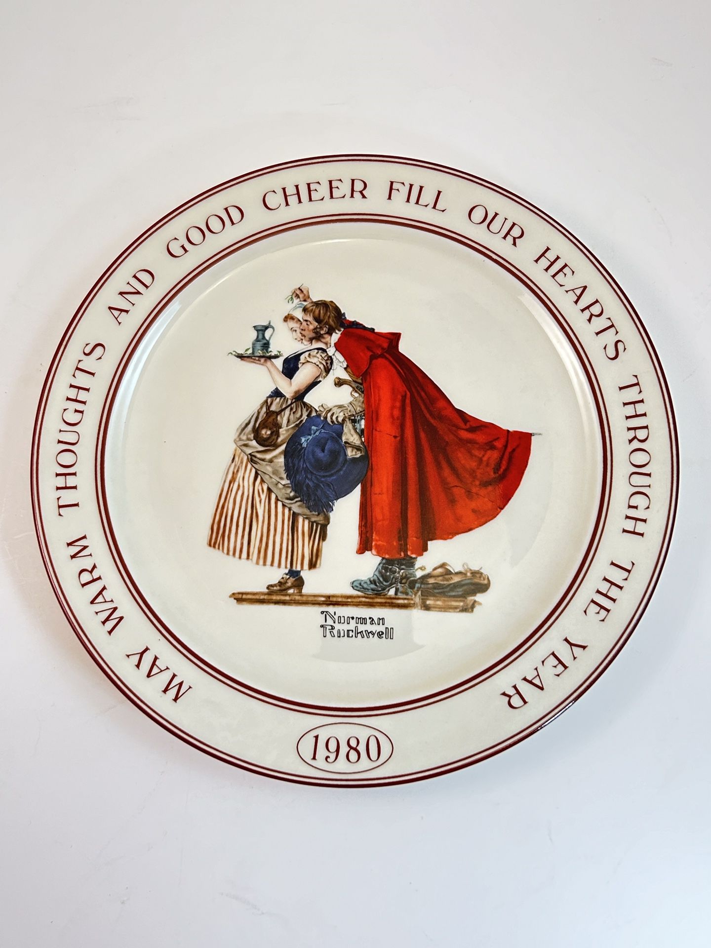 Vintage LE Hallmark “Christmas Spirit Of Friendship” Porcelain Plate