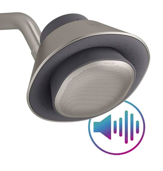 Kohler Showerhead with Bluetooth Speaker