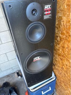 Pair of mtx monitor 12 floor speakers