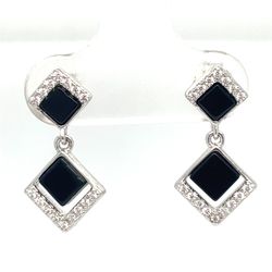 925 Silver CZ Earrings 1.80g 180494/14