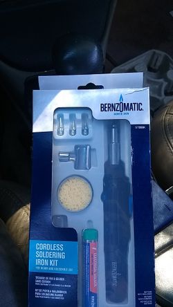 Benzomatic cordless soldering iron kit