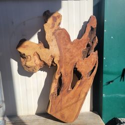 Redwood Slices 60/70s Raw Unsealed Assorted Shapes Sizes