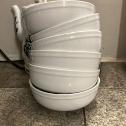 WilliamsSonoma 6-White Bowls