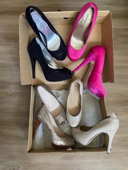 Bundle of Women's high Heels – Guess, Madden Girl, Calvin Klein
