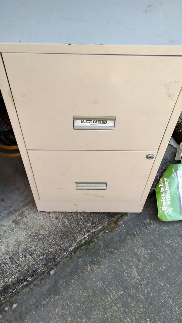 Steel Works Two Drawer Filing Cabinet For Sale In Cairo Ga Offerup