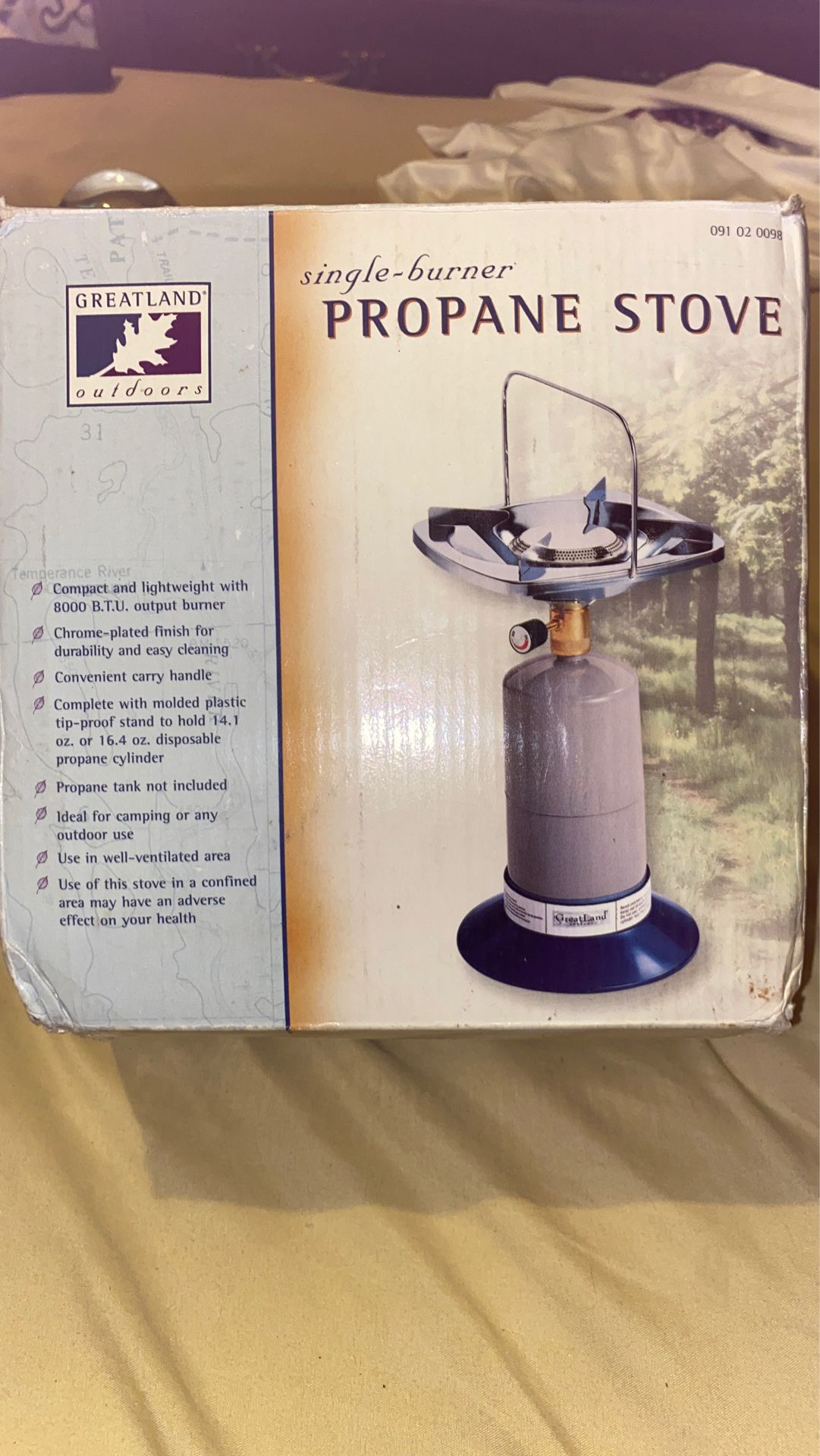 Single burner propane