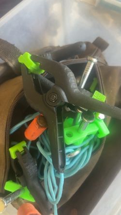 Clips and stakes