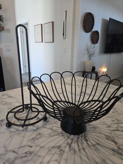 Fruit bowl & paper towel holder