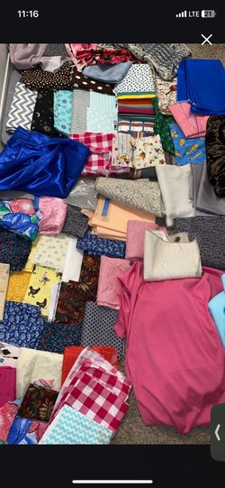 Fabrics and more ( ruler and cart not included)