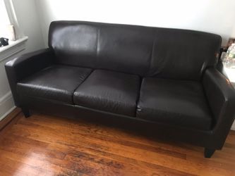 Brand new never used leather couch