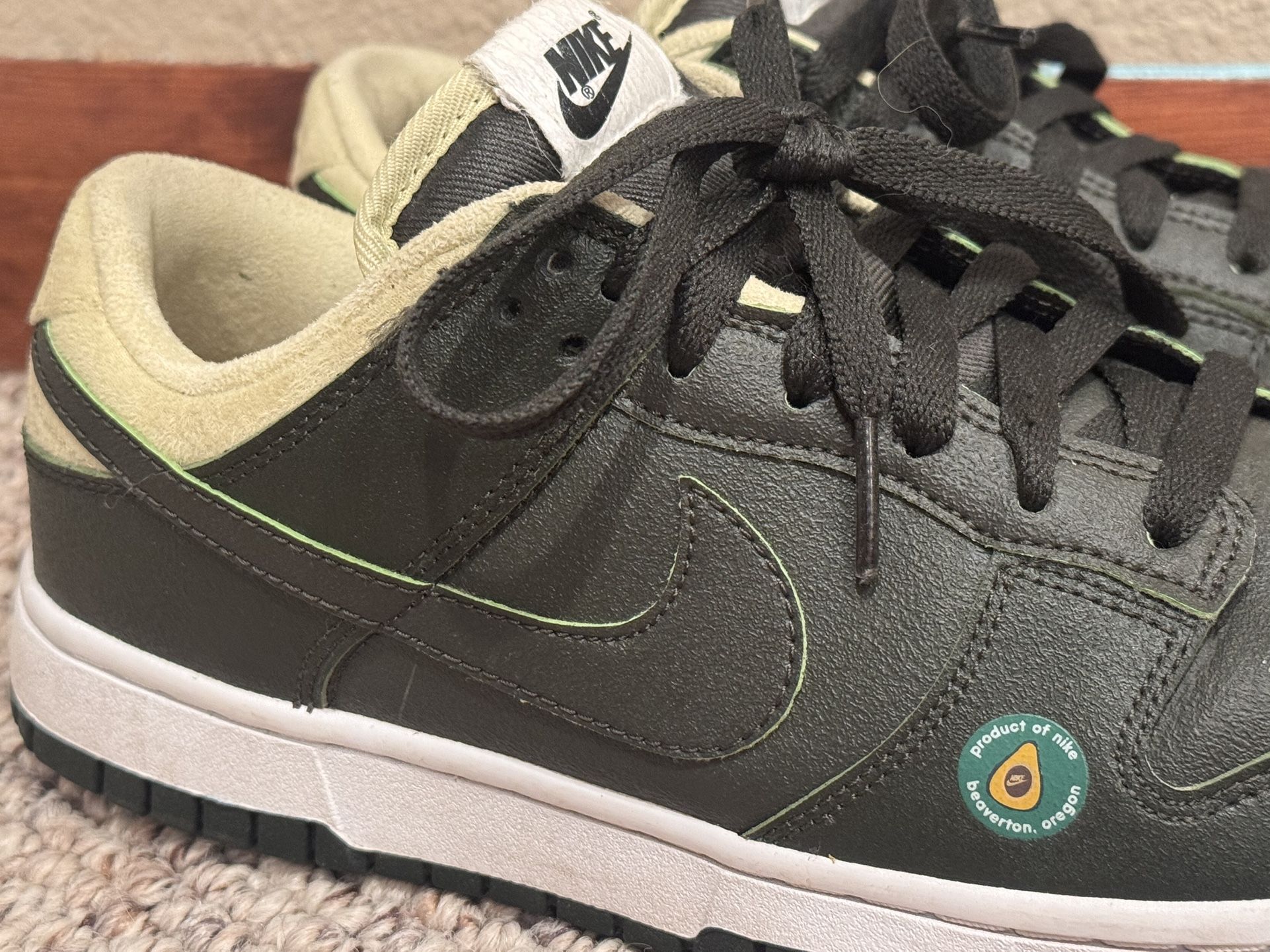 premium avacado nike dunks