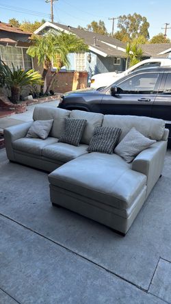 Leather couch